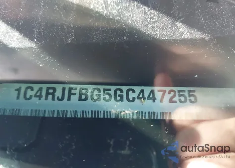 2016 Jeep Grand Cherokee Limited from USA, damaged, VIN 1C4RJFBG5GC447255